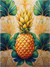 Tile Mural Pineapple Decor