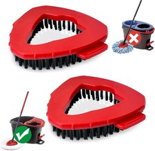 2x Mop Replace Head Scrubbing