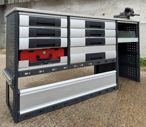 Van racking shelving drawers - van,