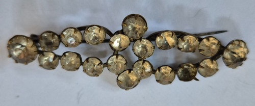 Antique paste bar - antique, brooch
