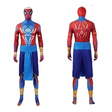 Cosplay Spiderman India Pavitr Masks Jumpsuits Across the Spider Verse Bodysuits