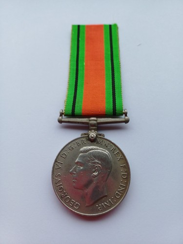 Ww2 defence medal original - medal, (original