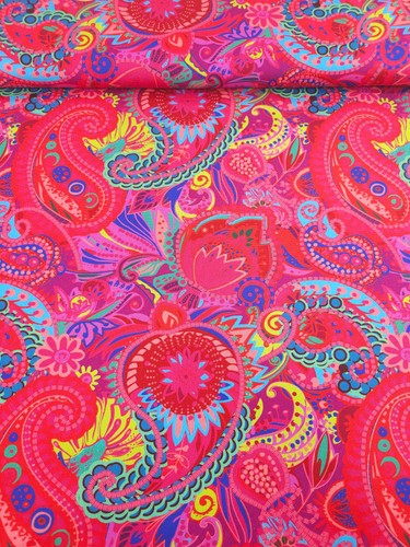 Summer paisley fiesta canvas - summer,