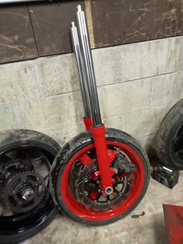 Gsxr 600 front forks with - 600,