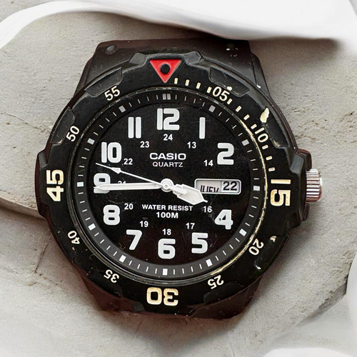Casio mrw 200h quartz analogue - casio, mrw-200h
