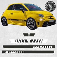 Exact spec side Stripes for Fiat 595 Abarth Decals Stickers Decorative Foils 500
