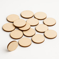 20x Wooden Discs 5cm -  Laser