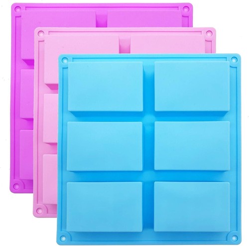 Pack silicone rectangle soap - 3,