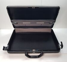 SAMSONITE HARD SHELL BLACK PLASTIC BRIEFCASE CASE TRAVEL BAG COMBINATION LOCK