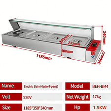 Bain Marie Electric Food
