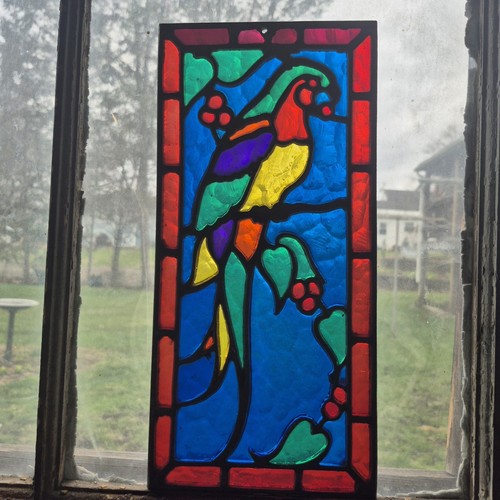 Vintage handcrafted stained - handcrafted,