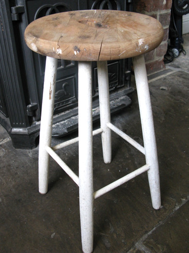 Antique milking stool - milking,