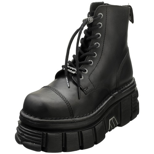 New rock combat boots unisex - new,
