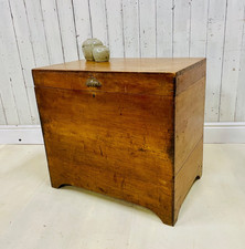 Antique large campaign trunk - campaign,