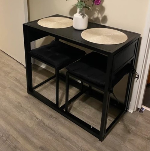 Small table and chairs - table,