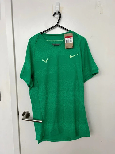 Green nike tennis - tennis, nadal