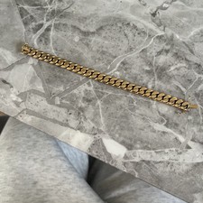 9ct Gold Curb Cuban Bracelet