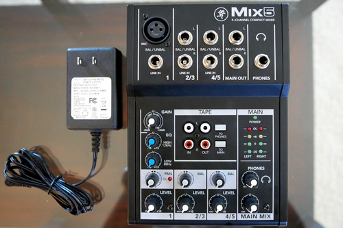 Mackie mix5 channel - 5-channel, compact