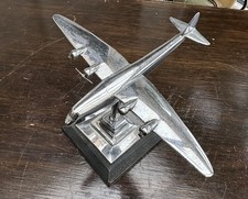 Vintage Chrome Brass Desk Top