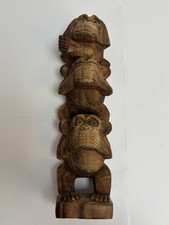 Hand Carved Wooden Three Wise