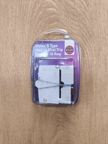 Wylex b10 plug mcb unused - mcb,