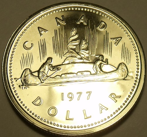 Proof canada 1977 - canada, canoe