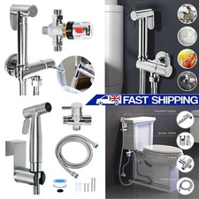 Luxury Handheld Chrome Muslim Shataf Bidet Douche Shower Toilet Spray Brass Kit