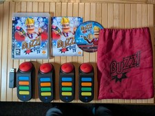 Buzz Quiz TV  PS3 Game With 4 Wireless Buzzers & Dongle 