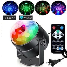 LED Magic Ball Stage Light Club RGB Rotating Disco Party Birthday Decor Light AU