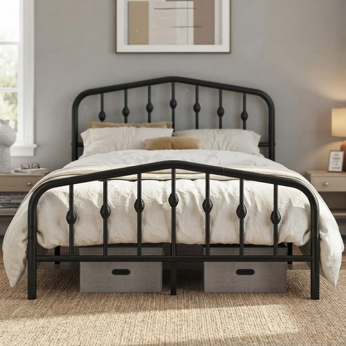 Classic black 4ft6 - black, double