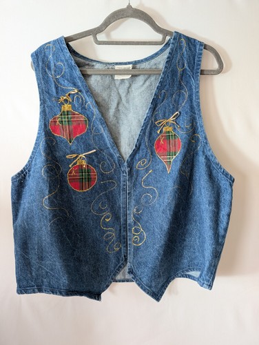 Vintage christmas denim - vintage,