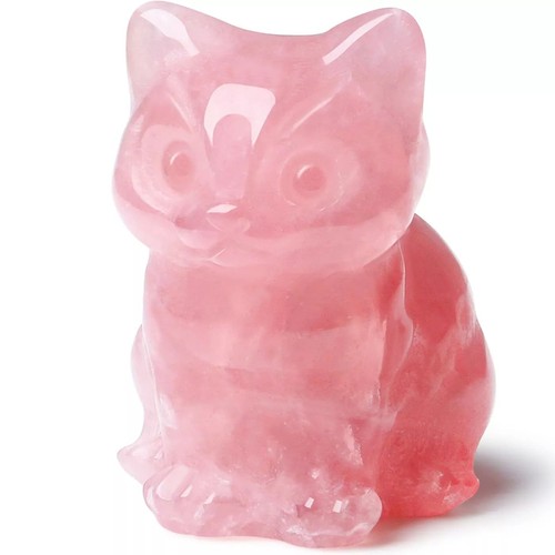 Natural rose quartz crystal - quartz,