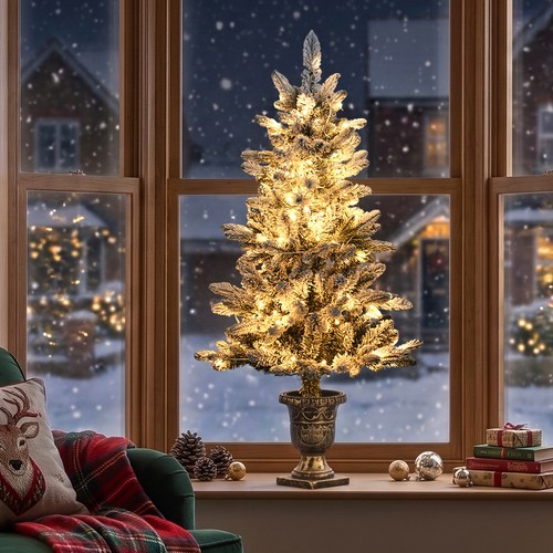 4ft pre lit christmas tree - tree, 80