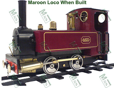 Mss steam locomotive - kit, g0