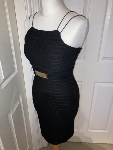 Lipsy womens black dress 8 - womens,