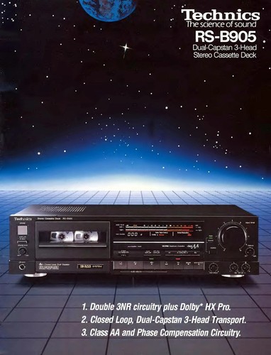Technics b905 head - technics, rs-b905