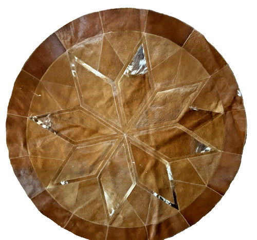 Contemporary tan patchwork - contemporary,