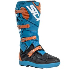 Sidi Crossfire 3 SRS Touring Motorcycle Motorbike Boots - Petrol / Bronze
