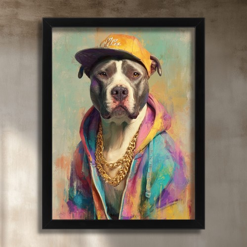 Urban staffy wall art graffiti - urban,
