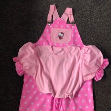 Adult Baby Sissy pink Dungaree