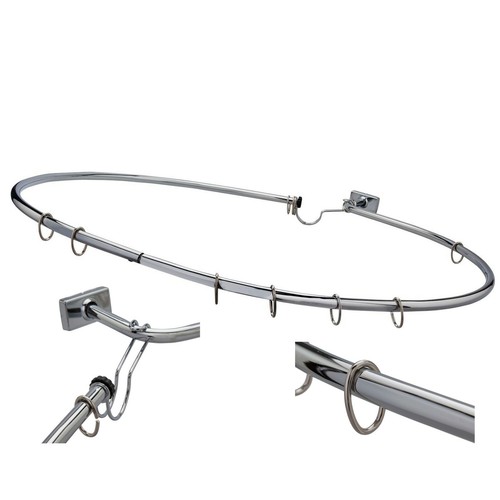 Circular chrome plated shower - plated,