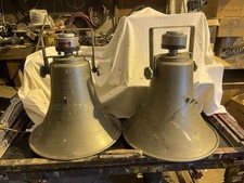 vintage Reslo sound tannoy horn Compression Driver speakers British 