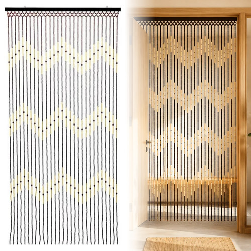 180x90cm wooden beaded - 180x90cm, bamboo