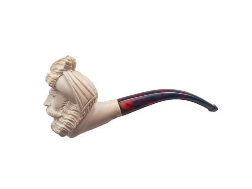 Vintage carved meerschaum pipe - vintage,