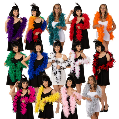 Feather boa fancy dress - dress, 1920s
