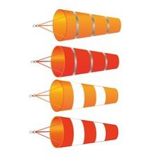 Windsock for Reliable Wind Direction Reference Weatherproof Plastic Wind Sock