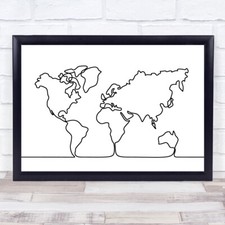 Black & White Line Art World