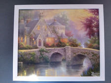 Thomas Kinkade 'Lamplight Manor'  print  FRAMED