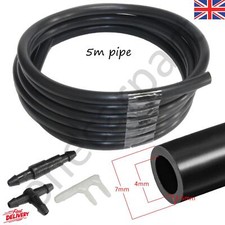 5M Car Windscreen Wiper Washer Jet Pipe Hose Nozzle Pump Tube F T I Connectors