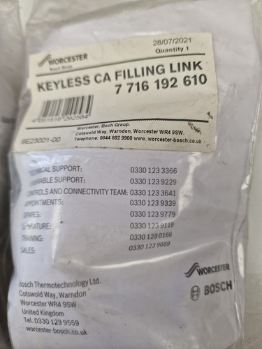 Worcester bosch keyless - worcester,
